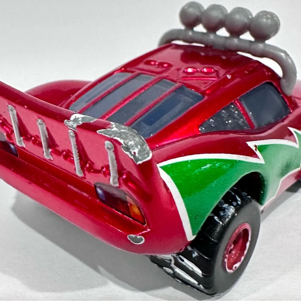 Disney Cars Winter Lightning McQueen w/ Snow Plow Die-cast Mattel